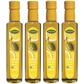 Mantova Oil Olive Extra Virgin Lemon Organic, 8.5 fl oz (Fоur Расk)