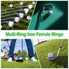 PATIKIL Golf Ferrules 0.370" Inner Diameter 10 Pack Tapered Shape