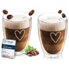 ElbFuchs® Latte Macchiato Glasses Double-Walled [2 x 350 ml] Gift