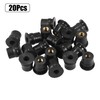 Motoforti Pack of 20 Motorcycle M6 Straight Rubber Windscreen Bolts