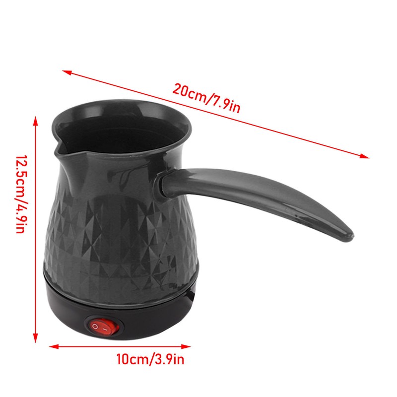 500ML Electric Coffee Pot Fast Heating Dual Protection Portable Coffee