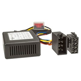 tomzz Audio 7022-000 Start Stop Power Stabilisator 12V ISO Stecker auf Kupplung kompatibel mit Fahrzeugen mit ISO Anschluss max 10A für 6 Sekunden