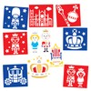 Baker Ross CN123 Royal Stencils - Pack of 10, British