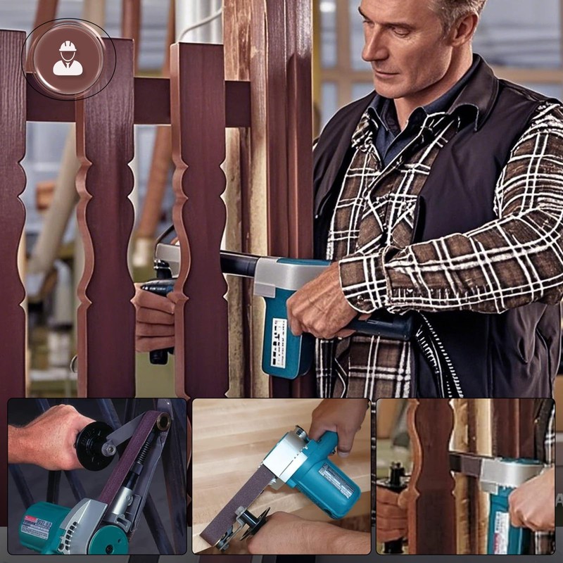 STEBRUAM 12PCS Sanding Belt 30 x 533 mm 100 Grit