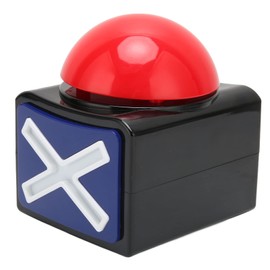 Zumbadores de Respuesta del Juego, Botones de Alarma de Zumbador con Sonido Y Luz, Botón de Respuesta del Concurso de Preguntas Divertidas para Niños Adultos, Accesorios para Fiestas de Juegos