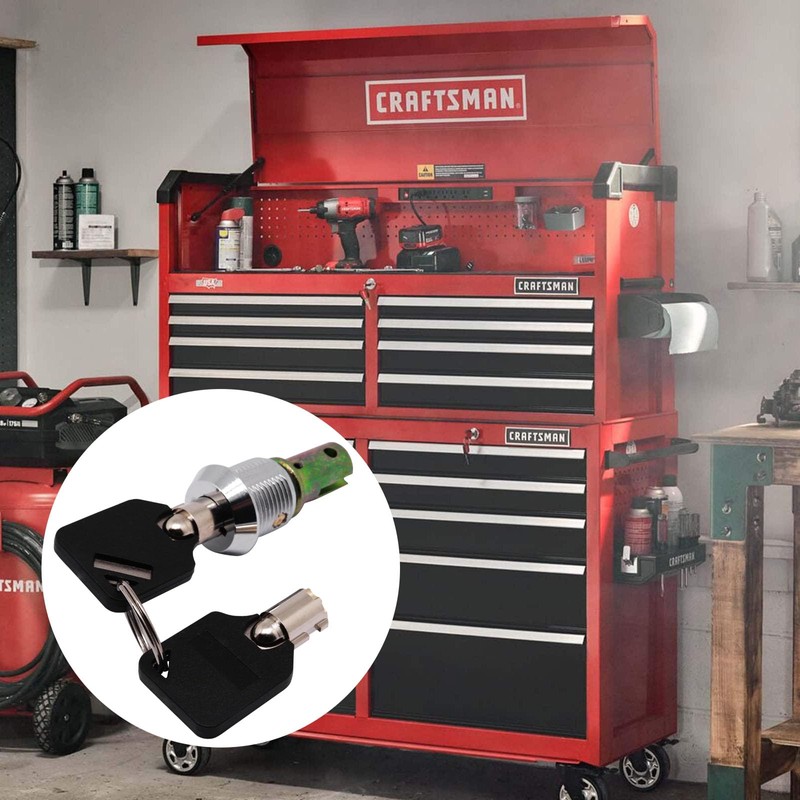 ZHMEINA Toolbox Locks with Keys, Toolbox Lock and Key Set,