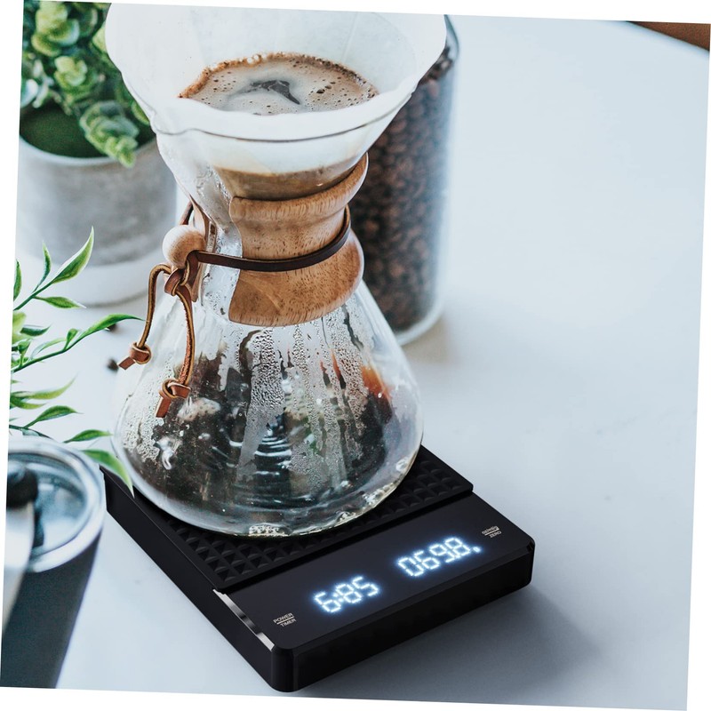 Alipis 5kg Digital Coffee Scale with Timer High Precision Electronic