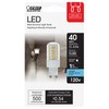 Feit Electric G9 LED Bulb Dimmable 40W Equivalent, 500 Lumens,