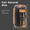 MULWARK Screwdriver Bits & Socket Set 77 Pieces, Ratchet Screwdriver