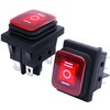 Taiss/2Pcs Waterproof Rocker Toggle Switch 16A 250V 20A 125V AC