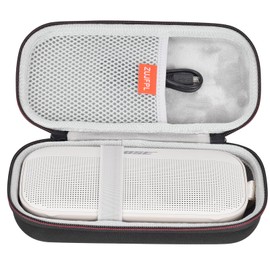 ZUJFPL Hard EVA Case Compatible with Bose SoundLink Flex 2nd Gen/Bose SoundLink Flex Bluetooth Speaker, Waterproof, Shockproof and Dustproof Carrying Travel Speaker Case - Grey