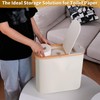 efluky Toilet Paper Storage and Holder 2 in 1, Toilet