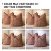 AELS Boho Decorative Textured Throw Pillow Covers 18x18, Organic Modern