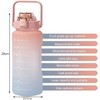 Generic 2L Leak Proof Gym Drinking Bottle With Straw For