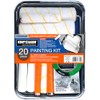 Kingorigin-Paint Tray Kit, 20 Pcs Roller Set, 9-inch Paint Roller,