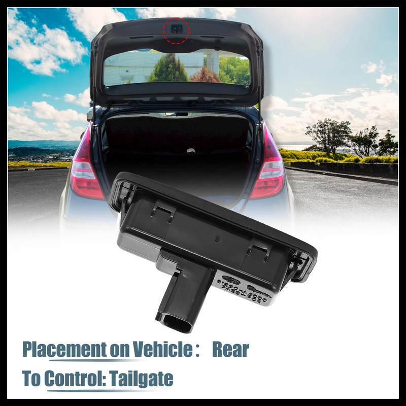 Hihaha 81260-A5000 Trunk Tailgate Handle Release Switch Rear Door Hatch