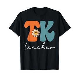 TK Teacher Team Retro Groovy Vintage First Day Of School T-Shirt for Men Women Girls Kids