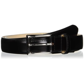 Mikado MKB0180119 Men's Cordovan Belt, Made in Japan, Black, Japan, Fits Up to 37.4 inches (95 cm) Waist (Free Size), Black
