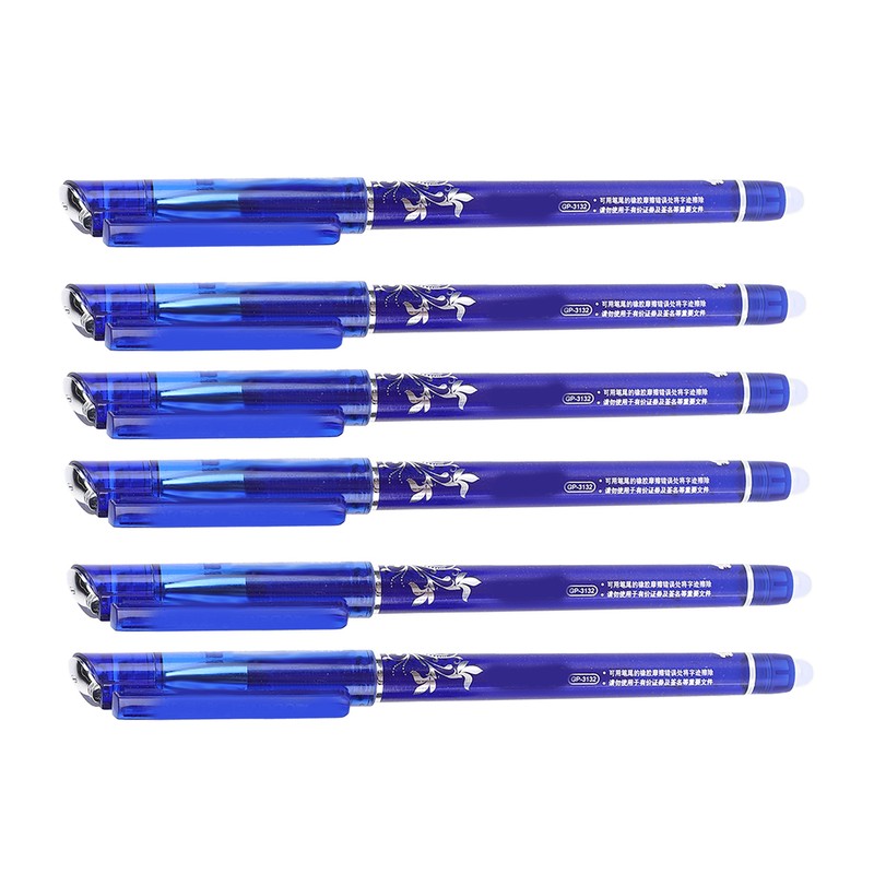 24PCS Erasable Ink Pen Make Mistakes Disappear Blue Erasable Pens