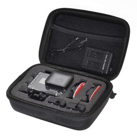 GLIDER GoPro Accessories Hard Case for GoPro Storage Nylon & EVA Black Carrying Case GLD3600MJ82, black