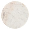 Round White Marble Cutting Board