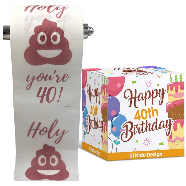 Papel higiénico para 40 cumpleaños (40 cumpleaños)