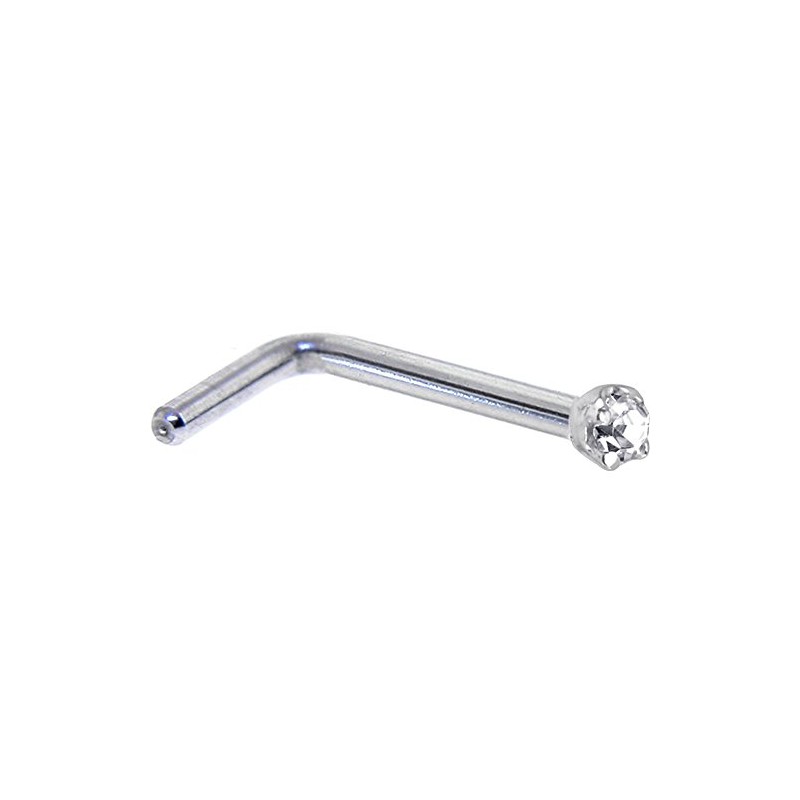 Body Candy Solid Platinum 1.5mm (0.015 cttw) Genuine Diamond L