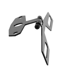 Karun Universal Motorcycle Tail Lamp Brake Light Folding License Plate Bracket