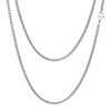 FOCALOOK Necklace for Men Boys Stainless Steel Marina Chain Necklace