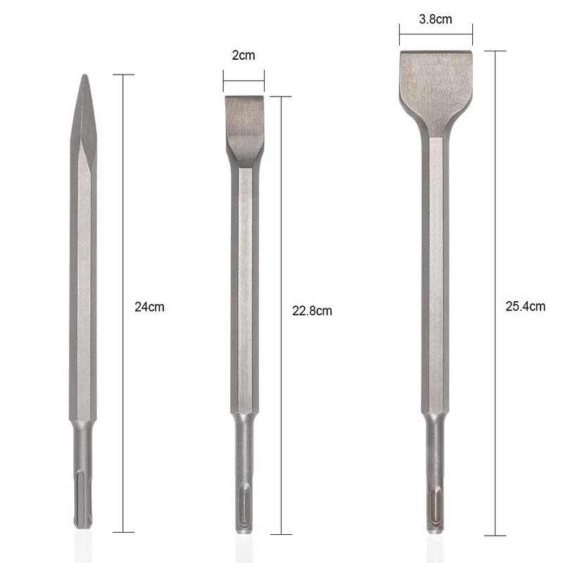 flintronic Forstner Drill Bits for Round Flat Bottom Holes in
