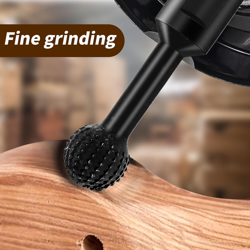4Pcs Ball Grinding Head Ball Gouge Angle Grinder Attachment Sphere