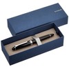 Sailor Fountain Pen, Profitlite Silver Trim, Black, Medium Point, 11-1039-320
