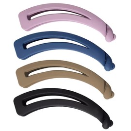 JEXOWIQ Banana Clip - Pack of 4 Large Banana Hair Clips Vintage Banana Clip Ponytail Hair Clip Thick Hair Banana Clip Thick Hair for Women and Girls