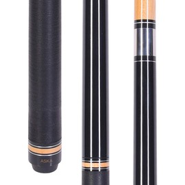 ASKA Jump Break Cue Stick JBC Black, 3-Piece Jump/Break Cue Stick (19-Ounce)
