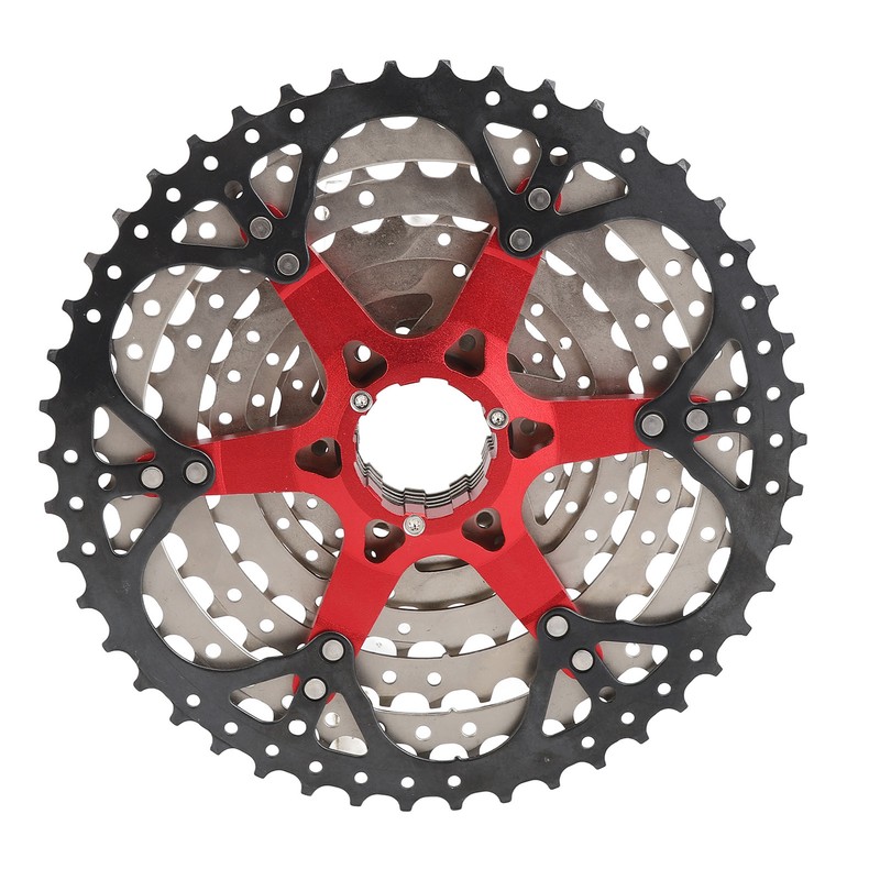 9 Speed Bike Cassette Aluminum Alloy 12 to 46T Precise