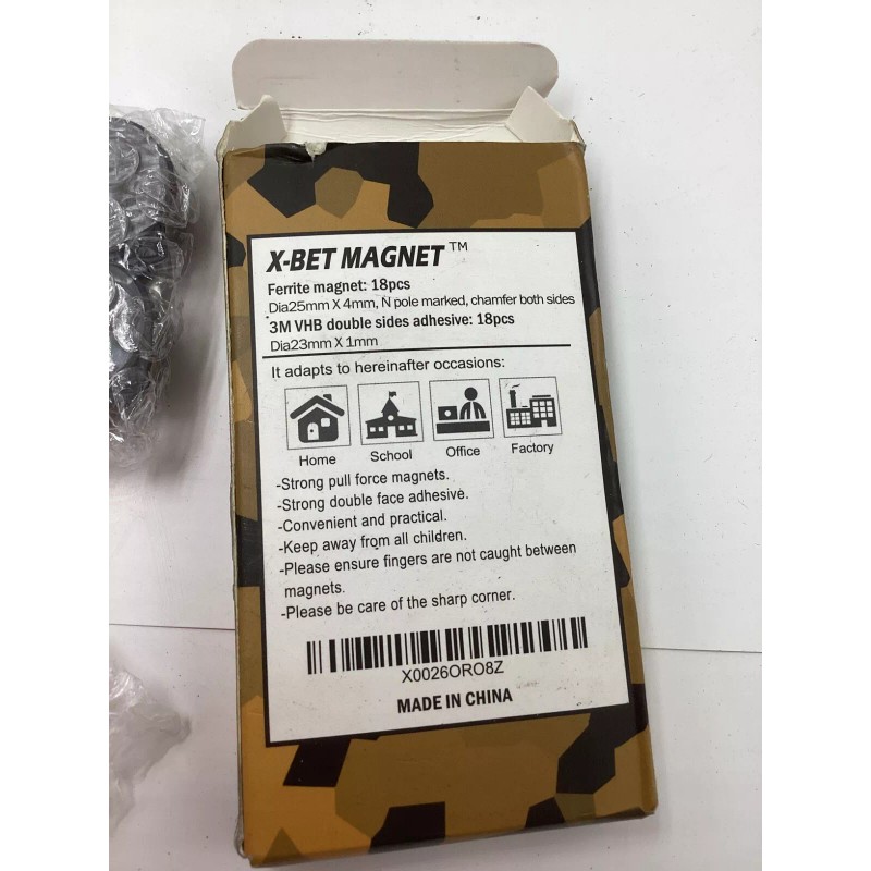 X-BET Magnet ( 2 boxes of 18=36) X-Bet Magnet Adhesives
