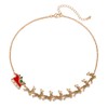 BARXION Christmas Necklace for Women Candy Christmas Tree Light Bulb