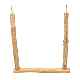 HappyBird Driftwood seat swing perch made of robust driftwood, approx. 18 cm wide, 18 cm high