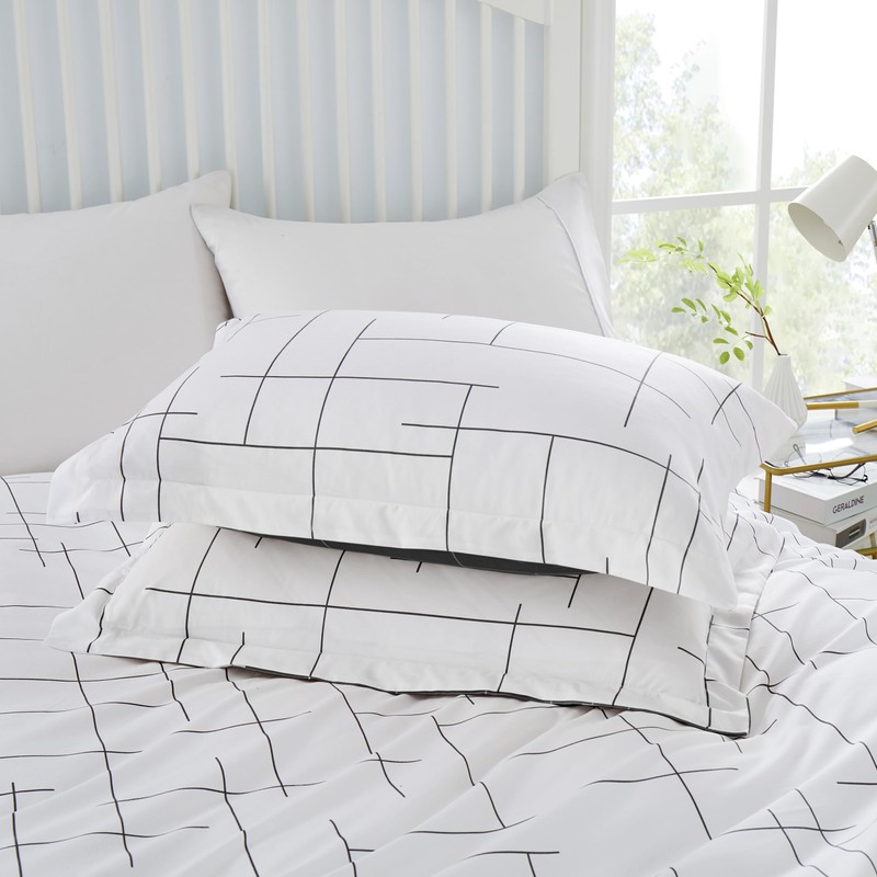 YORKSHIRE BEDDING Duvet Cover Single Duvet Set Reversible Soft Printed