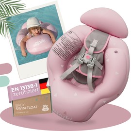 BJORKI® Schwimmring Baby – Stabil & sicher auf dem Wasser – Mitwachsender Schwimmreifen ab 6 Monate bis 3 Jahre – 40° Schwimmlage für natürliche Bewegungen – Robuste Schwimmhilfe Baby