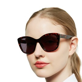 MARE AZZURO Cat Eye Reading Sunglasses Women Oversized Square Sunglasses Readers 0 1.00 1.25 1.50 1.75 2.00 2.25 2.50 2.75 3.00 3.50 (Leopard, 2.75)