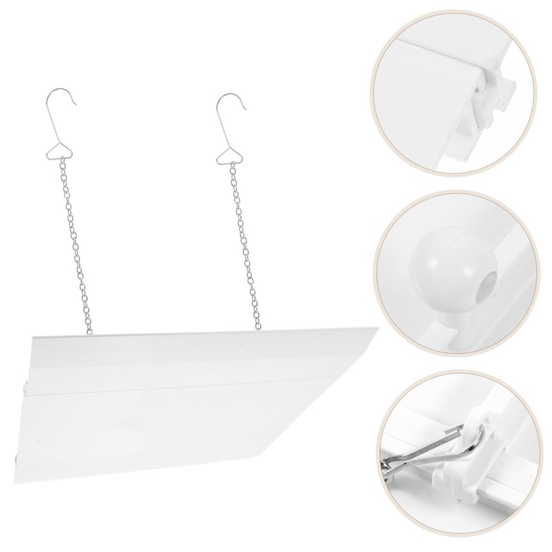 Ipetboom Central Air Conditioner Wind Baffle Direct Blowing Shield for