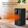 Space Heaters for Indoor Use-PCT Ceramic Safety Thermostat Air Heater,3-Second
