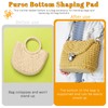 Realand 2Pcs Oval Large Size Purse Bottoms for Crocheting, with
