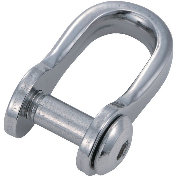 TRUSCO (torasuko) Sink Half Round Shackle Stainless Steel 6 mm, 2 Pieces,