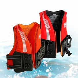 Swimming Camping S3065 Life Vest Orange L Size