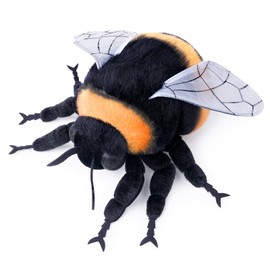 Frankiezhou Home Bumblebee Plush Toy, Lifelike Bumblebee Stuffed Animals 15in, Realistic Bumblebee Wings Toys，Simulation Bumblebee Plushie Model Toy, Unique Plush Gift Collection for Kids
