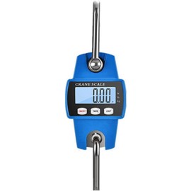 Digital Crane Scale, 300 kg 660 lbs Electronic Hanging Scale, Industrial Hanging Scales with Precise Sensor, Mini Portable LCD Scales with Hooks, Train Scales Wild Scales Digital for Hunting, Farm,