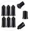 Byttlerom 250pcs Tip Caps for Luer Lock, Black Dispensing Needle