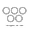5pcs Baby Soft Silicone Teething Ring Toy Infant Safe Elastic